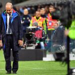 El entrenador de la selección italiana Gian Piero durante la eliminatoria de clasificación para la Copa Mundial de la FIFA 2018