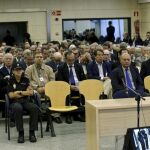 Vista general de los acusados en el juicio por las 'tarjetas black'