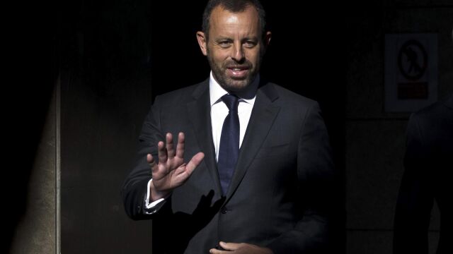Sandro Rosell, durante la vista oral del juicio en el que ha sido absuelto