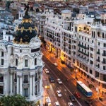 Imagen de la Gran Vía madrileña