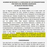 Documento que acredita que el viaje tenía carácter oficial