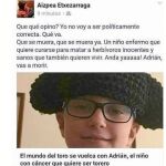 Uno de los tuits denunciados ante la Guardia Civil