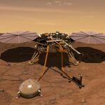 Recreación artística de la NASA se cómo será la misión Mars Insight/EFE