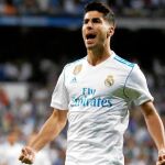 Marco Asensio con el Real Madrid.