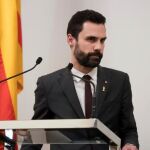 El presidente del Parlament, Roger Torrent