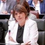 La consejera de Vivienda, Elena Cortés, ayer, en el Pleno