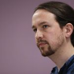 El líder de Podemos, Pablo Iglesias