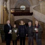 La presidenta de la Diputación de Palencia, Ángeles Armisén, visita una de las iglesias que se abrirá al visitante