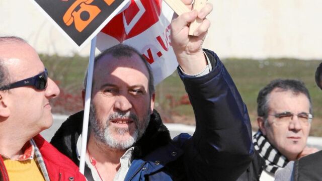 Imagen de archivo de una protesta de empleados de Ceiss