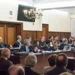 La bancada de los abogados defensores de los ERE en la Audiencia