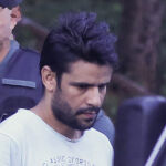 Mohamed Aallaa durante su traslado a la Audiencia Nacional