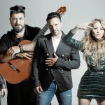 De izq. a dcha., Pablo López, Antonio Orozco, Luis Fonsi y Paulina Rubio