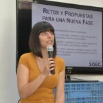La ya ex secretaria de Organización de Podemos en la Comunitat Valenciana, sorprendida por su cese