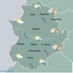 Las previsiones meteorológicas daban un 100% de lluvia hoy en el Valle del Jerte