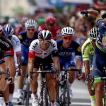 El ciclista danés del equipo Orica, Magnus Cort, vencedor de la décimooctava etapa