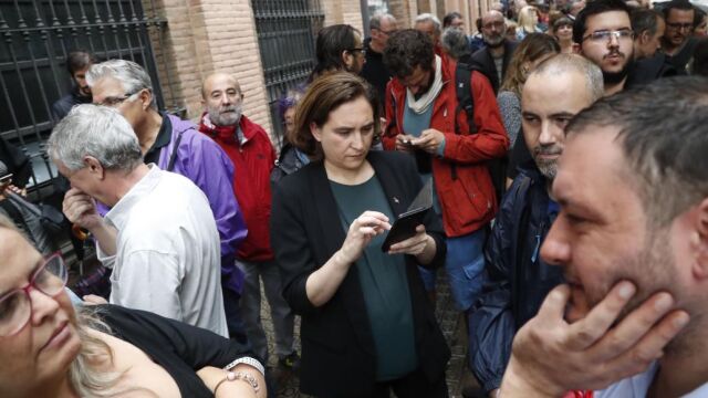 La alcaldesa de Barcelona, Ada Colau