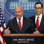 El teniente general H.R. McMaster, durante su comparecencia