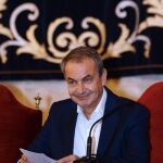 El expresidente del Gobierno José Luis Rodríguez Zapatero en Valladolid , en la clausura de una jornada de estudio organizada por la UGT/Foto: Efe