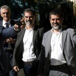 Jordi Sánchez y Jordi Cuixart