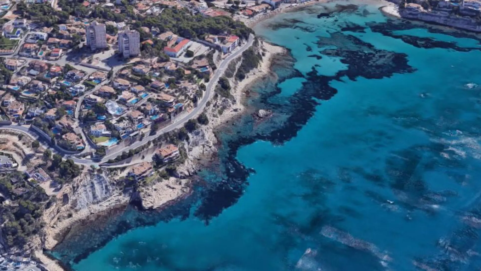 La playa del Portet, en Moraira (LA RAZÓN)