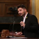 El diputado de ERC ha publicado un tuit ironizando sobre la nueva casa de los podemitas Pablo Iglesias e Irene Montero / Rubén Mondelo