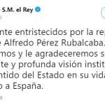La Casa Real y el mundo de la política dan su último adiós a Pérez Rubalcaba