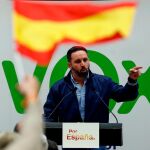 El presidente de Vox, Santiago Abascal