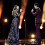 Alfred y Amaia durante su actuación/ Efe
