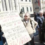 Los pensionistas, que ya salieron masivamente a la calle el día 22, preparan una gran protesta para el próximo sábado