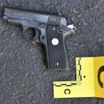 Imagen de la pistola que según la policía de Charlotte tenía Keith Scott