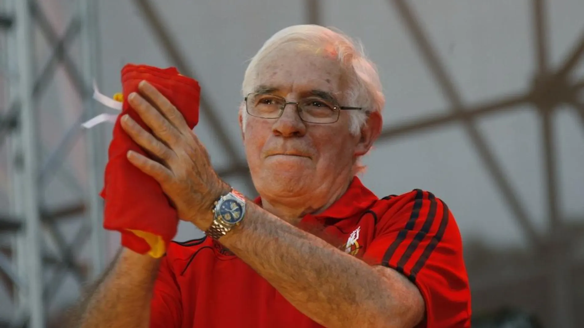 Imagen de archivo de Luis Aragonés cuando entrenaba a la Selección Española
