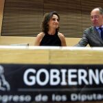 La ministra para la Transición Ecológica, Teresa Ribera, durante su comparecencia en el Congreso. Foto: Efe