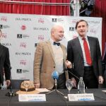 Tomás Fernando Flores, Enrique Calabuig, Fernando Villalonga, Álvaro Ballarin y Manuel Lagos, en la presentación del programa