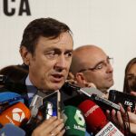 El portavoz del grupo popular en el Congreso, Rafael Hernando