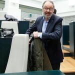 Javier Barbero, este año, en el Pleno del Ayuntamiento