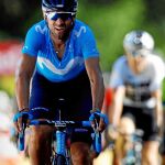 Valverde fue tercero en la etapa de ayer