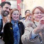 El presidente del Parlament, Roger Torrent, se desplazó ayer hasta Sant Vicenç dels Horts (Barcelona) en su primer acto oficial, donde visitó a la familia de Oriol Junqueras.