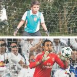 Arriba, uno de los actores que interpreta a Keylor. Ese niño procedente de una familia humilde se ha convertido en portero del Madrid e ídolo en Costa Rica