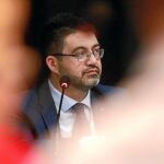 El concejal de Izquierda Unida Carlos Sánchez Mato