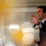 El presidente del Partido Popular, Pablo Casado