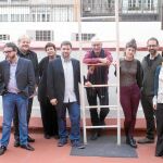 David Cirici junto a, entre otros, Jenn Díaz, Martí Piñol y María Cabrera