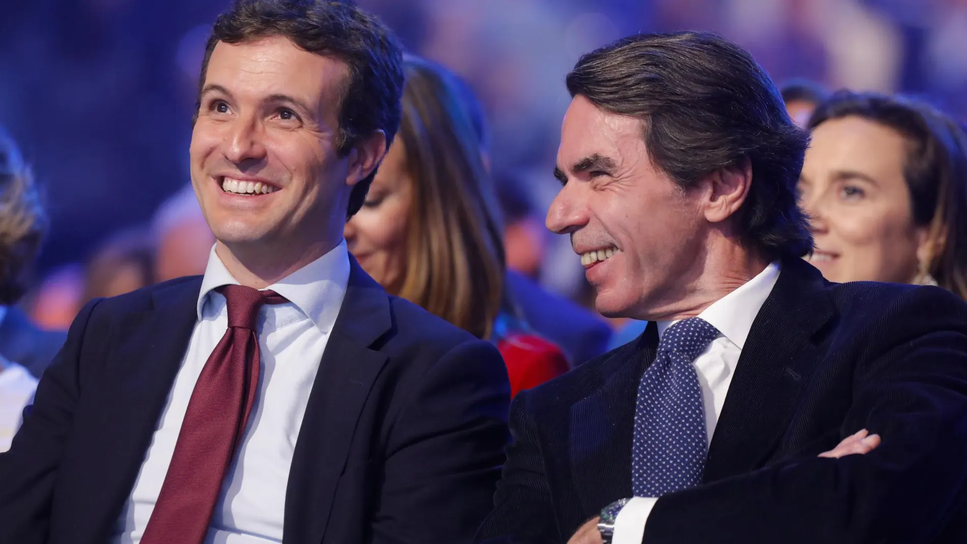 Pablo Casado y José María Aznar, en una imagen de archivo / Foto: Jesús G. Feria