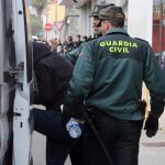 El Chicle, a su salida del juzgado