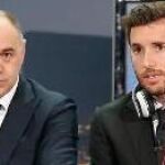 Pablo Laso y Rudy Fernández