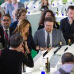 La presidenta de la Junta, Susana Díaz, y el consejero de Agricultura, Rodrigo Sánchez Haro, en la inauguración