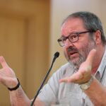 El concejal de Seguridad, durante una rueda de prensa