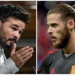 Gabrien Rufián y David De Gea / Efe