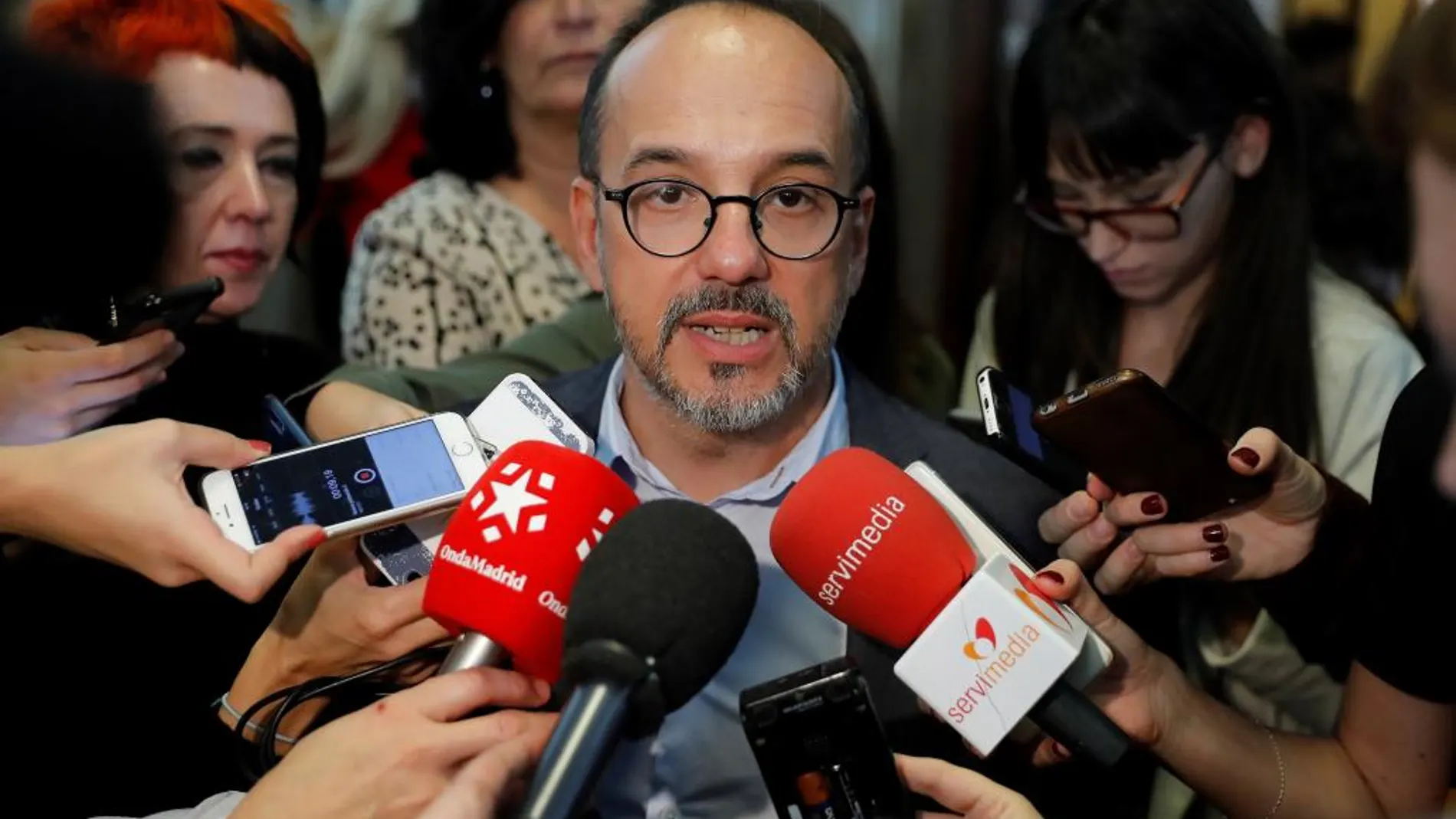 El exportavoz del PDeCAT en el Congreso, Carles Campuzano, en una imagen de archivo.