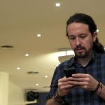El secretario general de Podemos, Pablo Iglesias