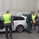 Uno de los coches incautados en la operación de la Guardia Civil